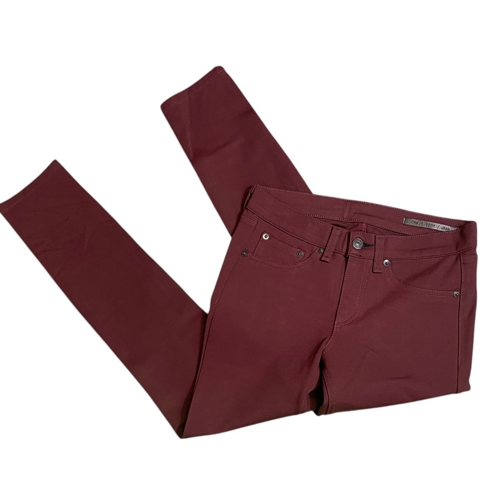 Rag & Bone Burgundy Stretch Womens Skinny Jeans Pants Size 26